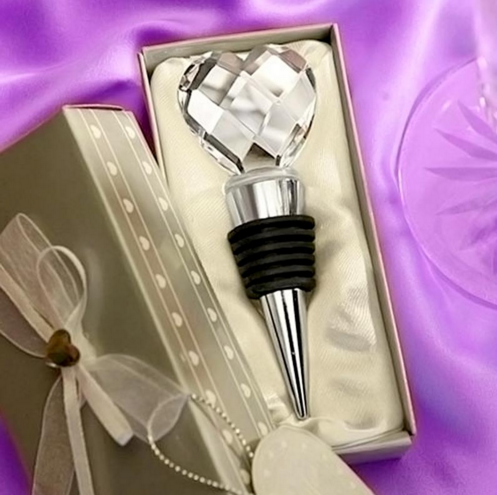 Red wine bottle stopper Plugger cystal ball Exquisite gift box